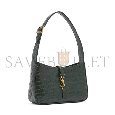 YSL LE 5 À 7 IN CROCODILE-EMBOSSED LEATHER 657228DZE0W3045 (23*16*6.5cm)