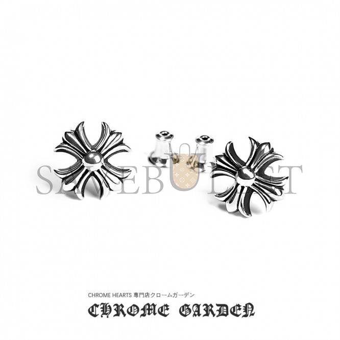 CHROME HEARTS CROSS CUT OUT STUD EARRING