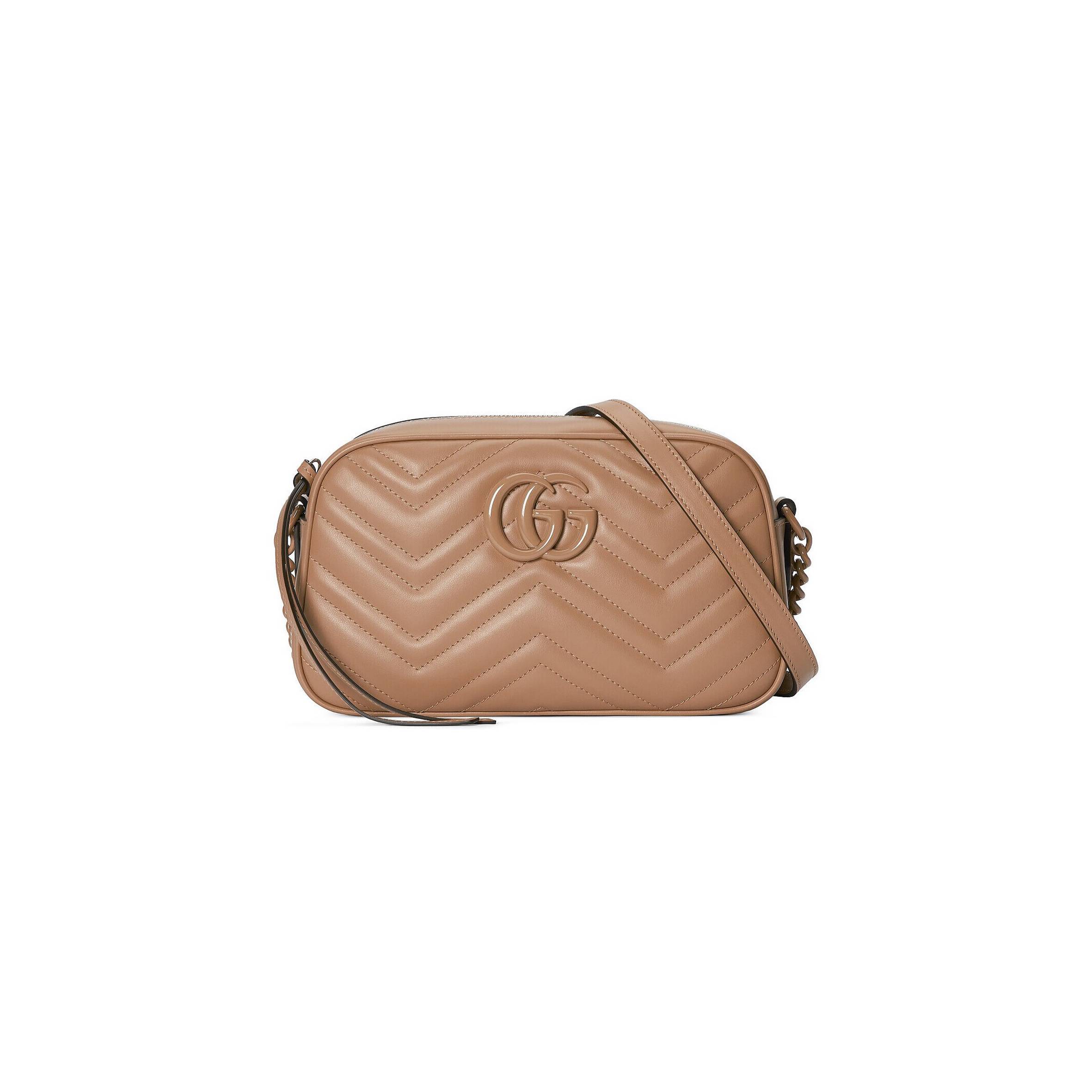 GUCCI GG MARMONT MATELASSÉ SHOULDER BAG  ‎447632  (24*13*7cm)