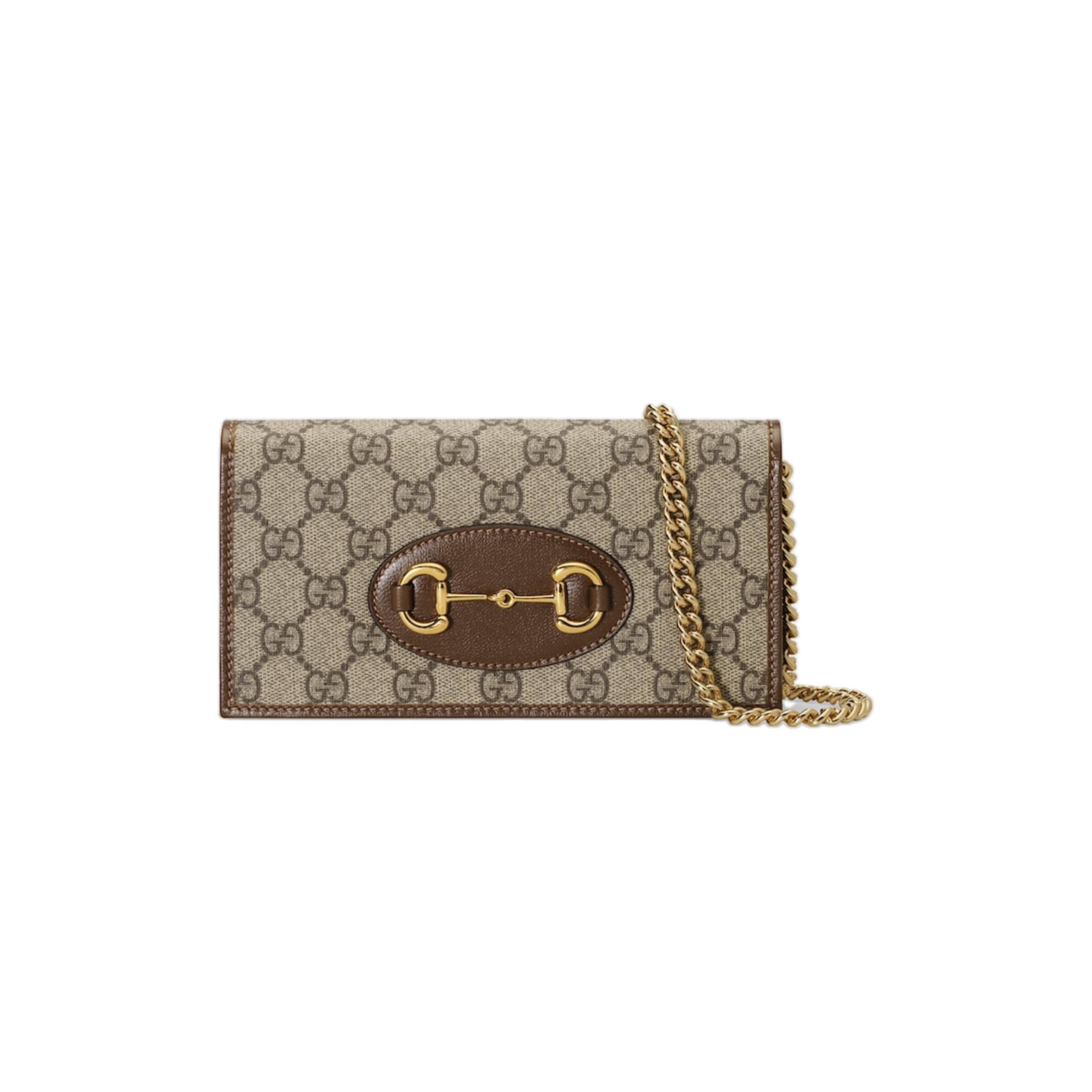 GUCCI HORSEBIT 1955 WALLET WITH CHAIN 621892 (21*19*2.5cm)