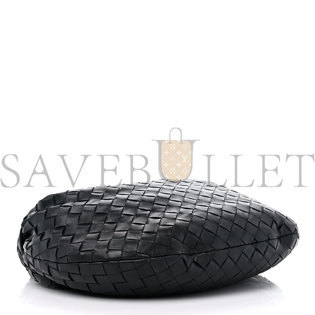 BOTTEGA VENETA NAPPA INTRECCIATO TEEN JODIE HOBO BLACK (36*20*10cm)