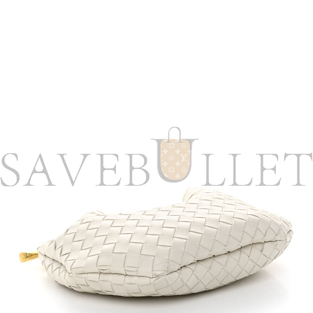 BOTTEGA VENETA NAPPA INTRECCIATO SARDINE BAG CHALK (36*23*3cm)