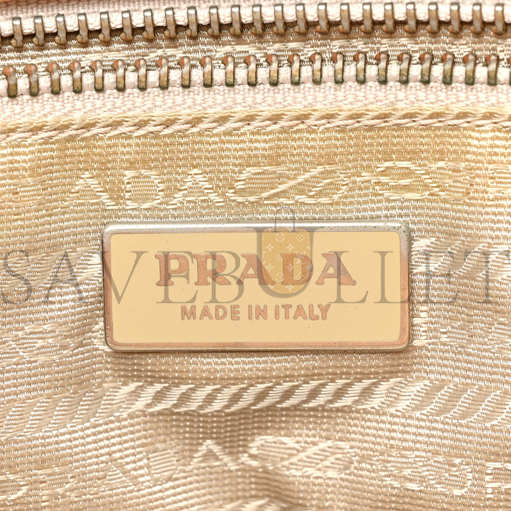 PRADA VITELLO DAINO SHOULDER BAG SUGHERO (36*25*15cm)