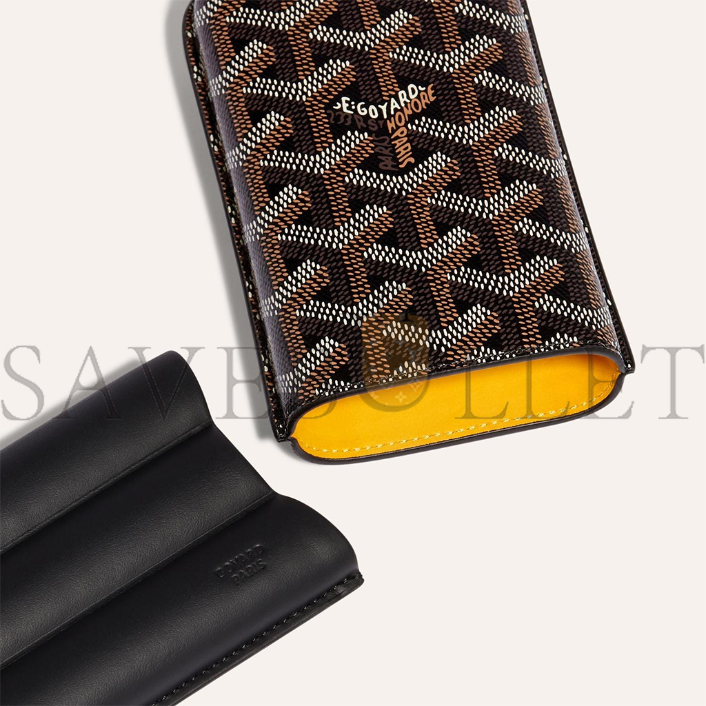 GOYARD CHURCHILL 3 CIGAR CASECHURCHMMLTY01CL01X (18*9*3cm)