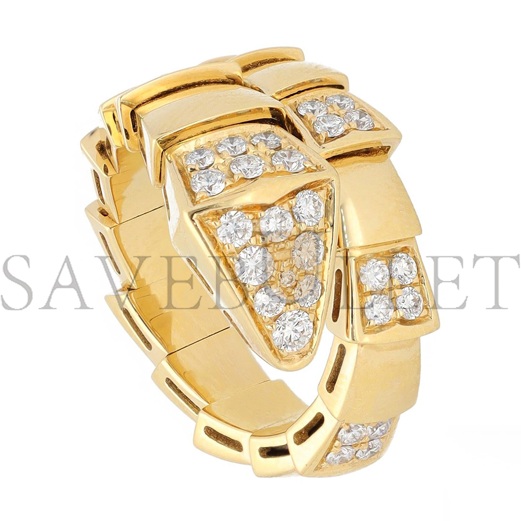 BVLGARI SERPENTI ONE COIL VIPER RING 388010