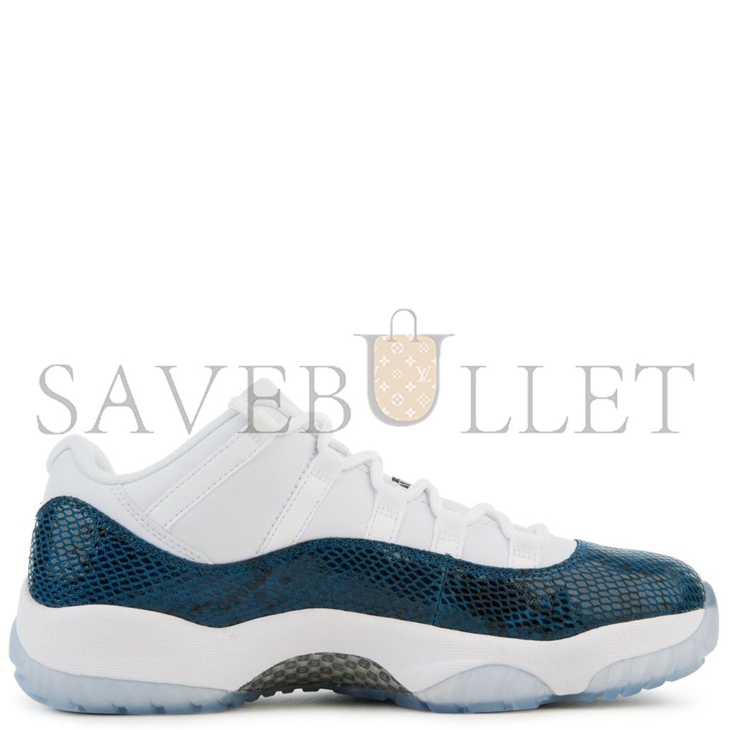 NIKE AIR JORDAN 11 RETRO LOW NAVY SNAKESKIN CD6846-102