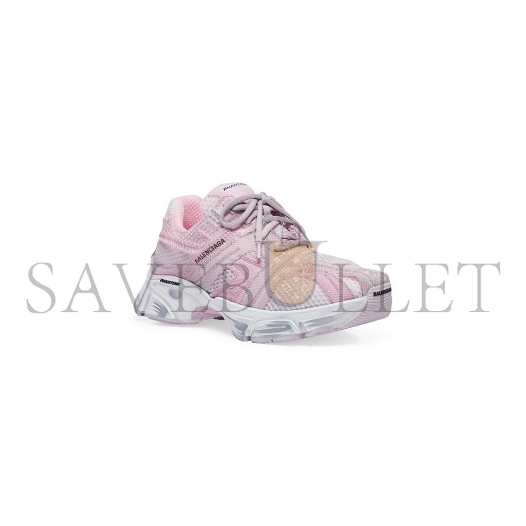 BALENCIAGA WOMEN'S PHANTOM SNEAKER WASHED IN PINK 679339W2E915390