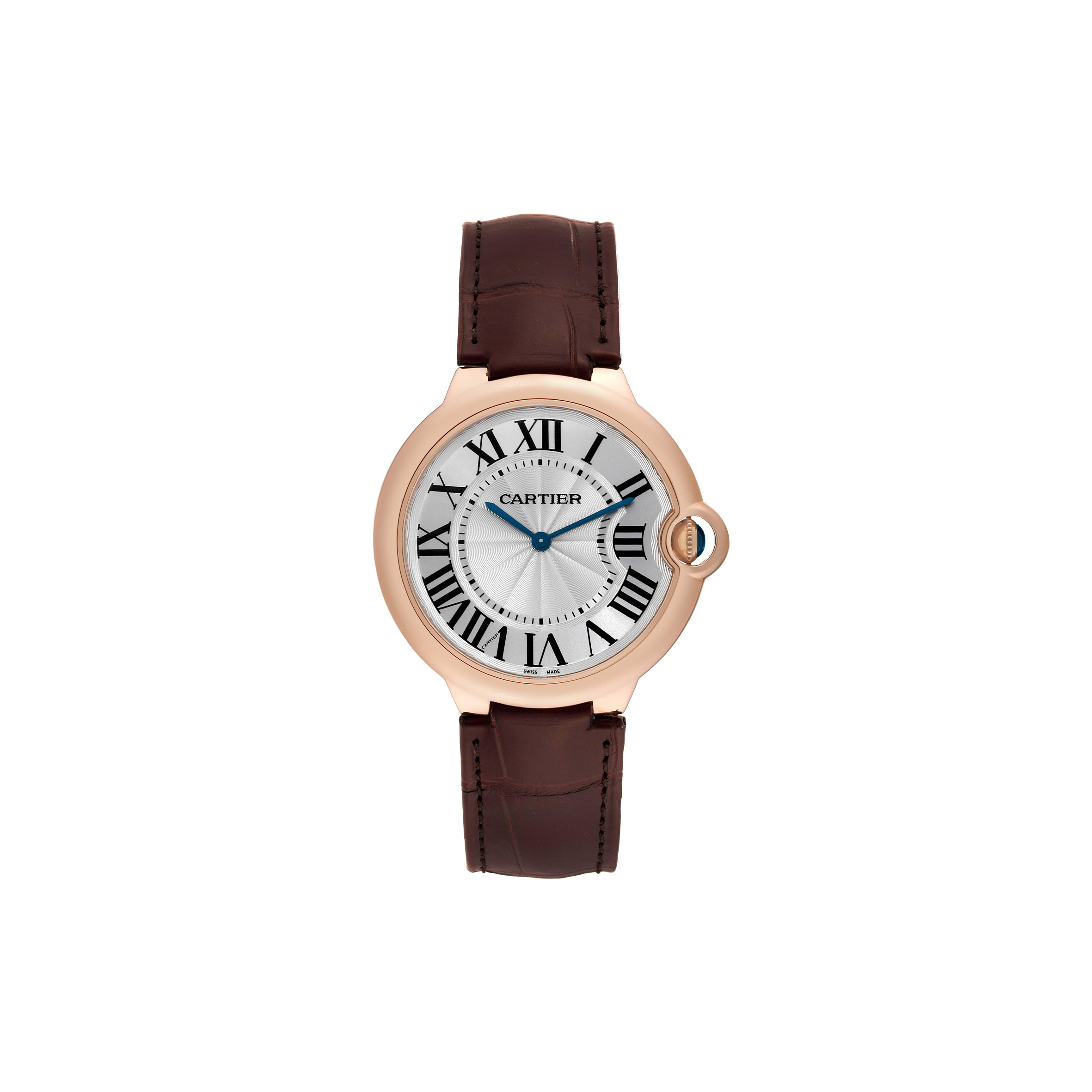 CARTIER BALLON BLEU ROSE GOLD WATCH W6920083