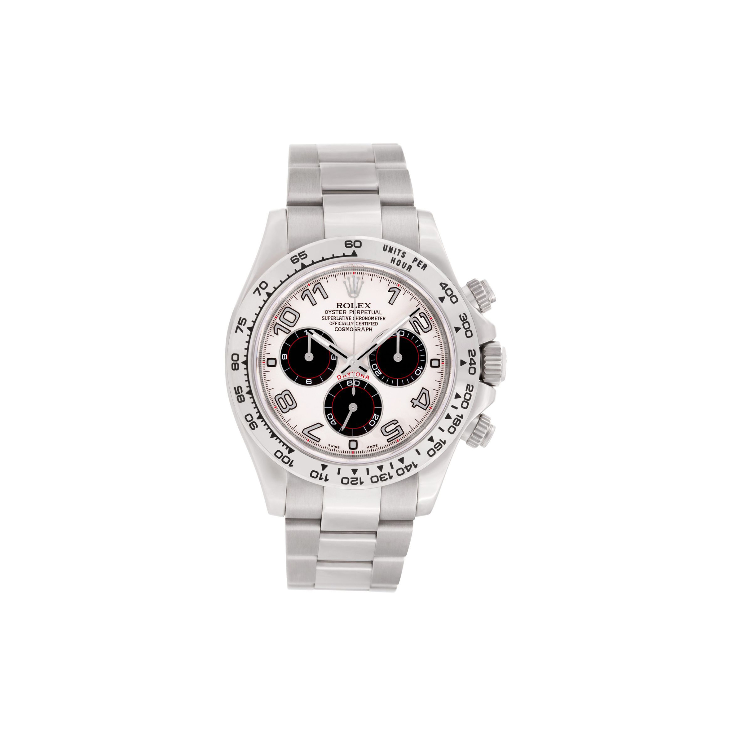 ROLEX DAYTONA 116509 18K WHITE GOLD WATCH 116509