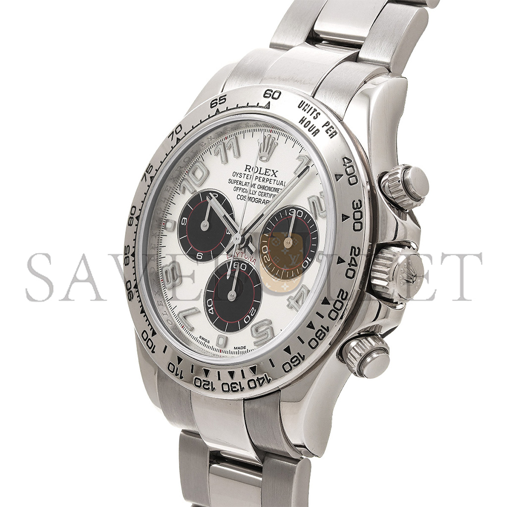 ROLEX DAYTONA 116509 18K WHITE GOLD WATCH 116509