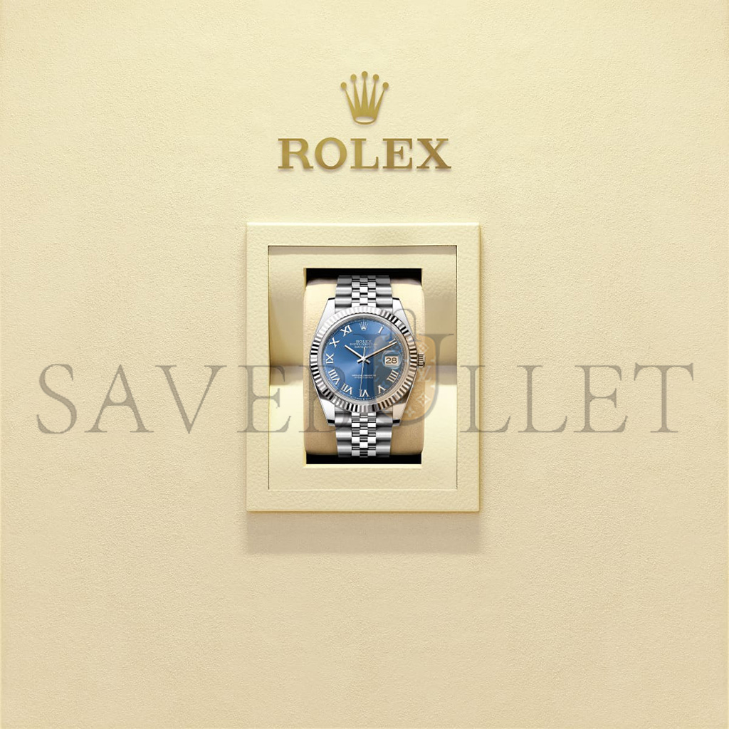 ROLEX DATEJUST 41 OYSTER, 41 MM, OYSTERSTEEL AND WHITE GOLD WATCH 126334-0026 ROLEX DATEJUST 41 OYSTER, 41 MM, OYSTERSTEEL AND WHITE GOLD WATCH 126334-0026