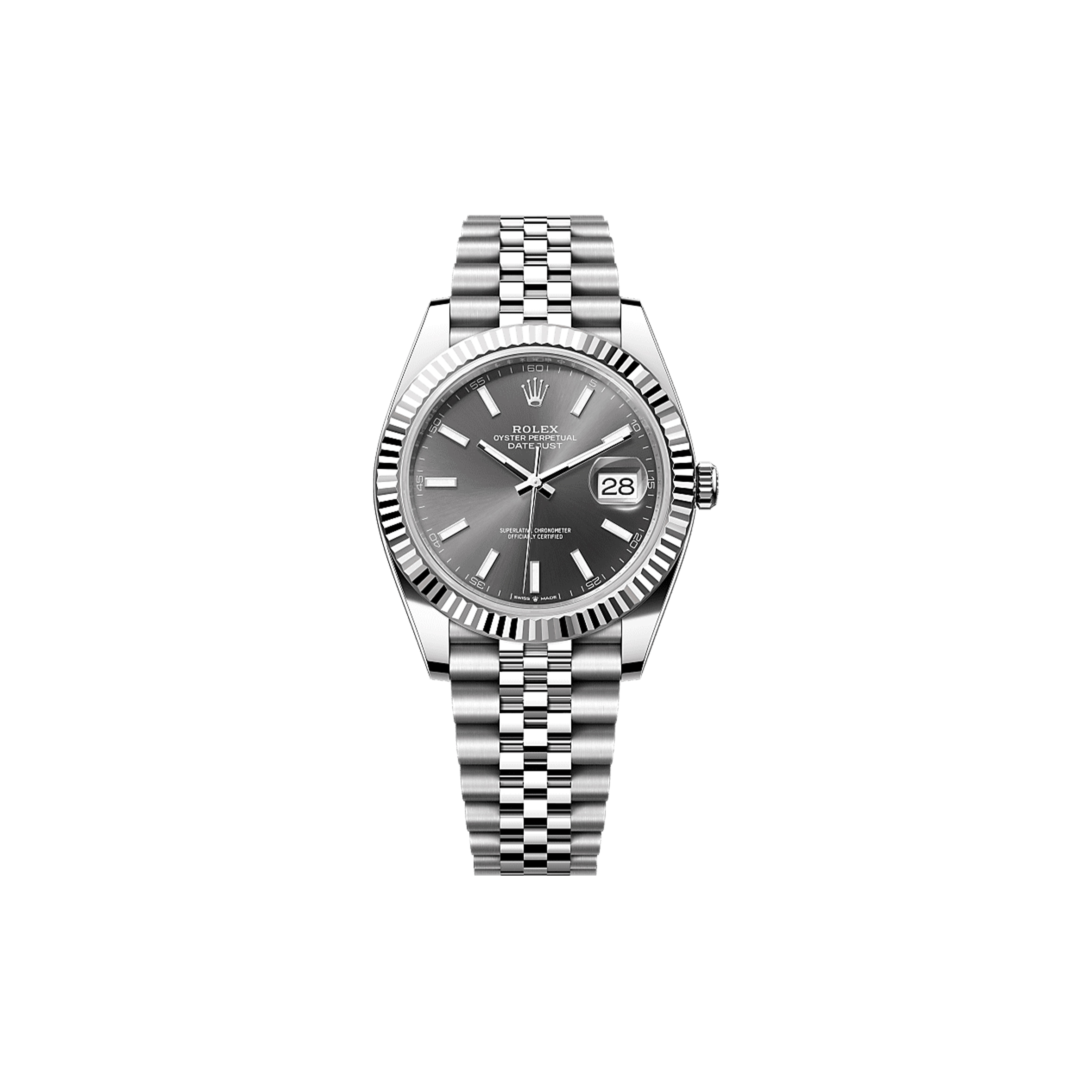 ROLEX DATEJUST 41 OYSTER, 41 MM, OYSTERSTEEL AND WHITE GOLD WATCH 126334-0014 ROLEX DATEJUST 41 OYSTER, 41 MM, OYSTERSTEEL AND WHITE GOLD WATCH 126334-0014