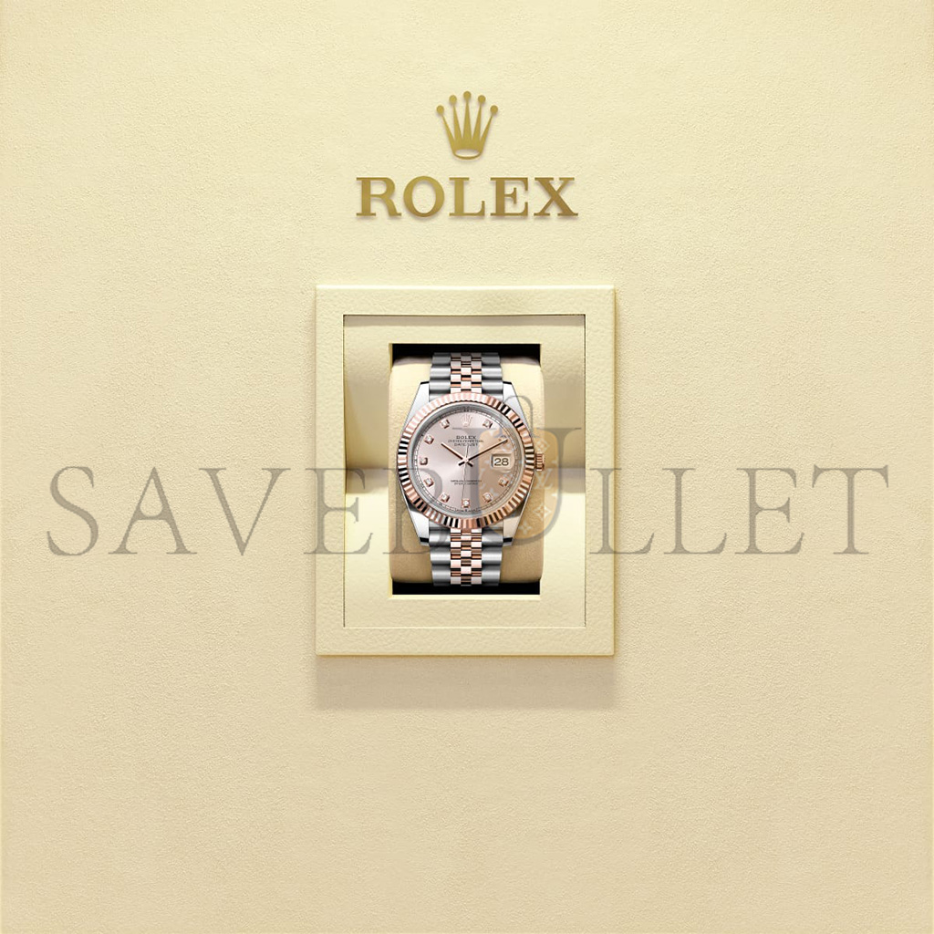 ROLEX DATEJUST 41 OYSTER, 41 MM, OYSTERSTEEL AND EVEROSE GOLD WATCH 126331-0008 ROLEX DATEJUST 41 OYSTER, 41 MM, OYSTERSTEEL AND EVEROSE GOLD WATCH 126331-0008