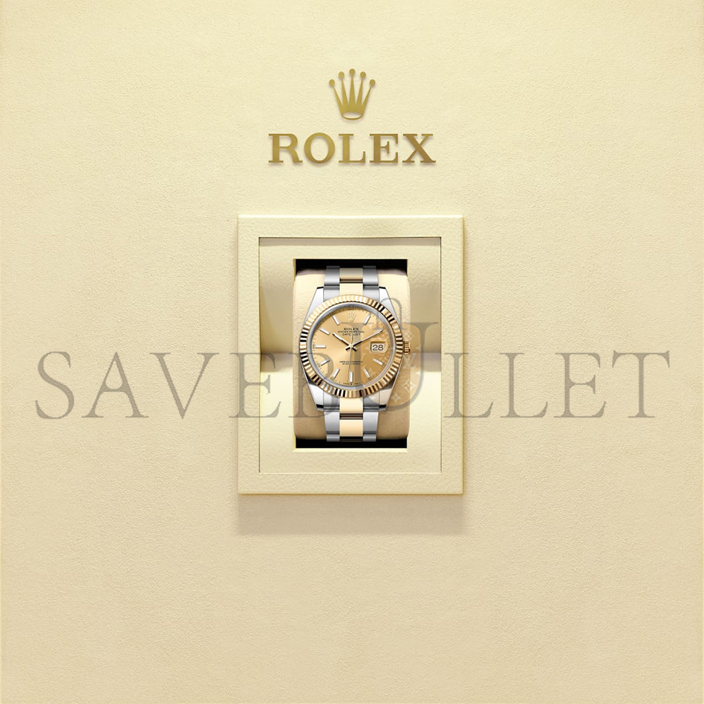 ROLEX DATEJUST 41 OYSTER, 41 MM, OYSTERSTEEL AND YELLOW GOLD WATCH 126333-0009 ROLEX DATEJUST 41 OYSTER, 41 MM, OYSTERSTEEL AND YELLOW GOLD WATCH 126333-0009
