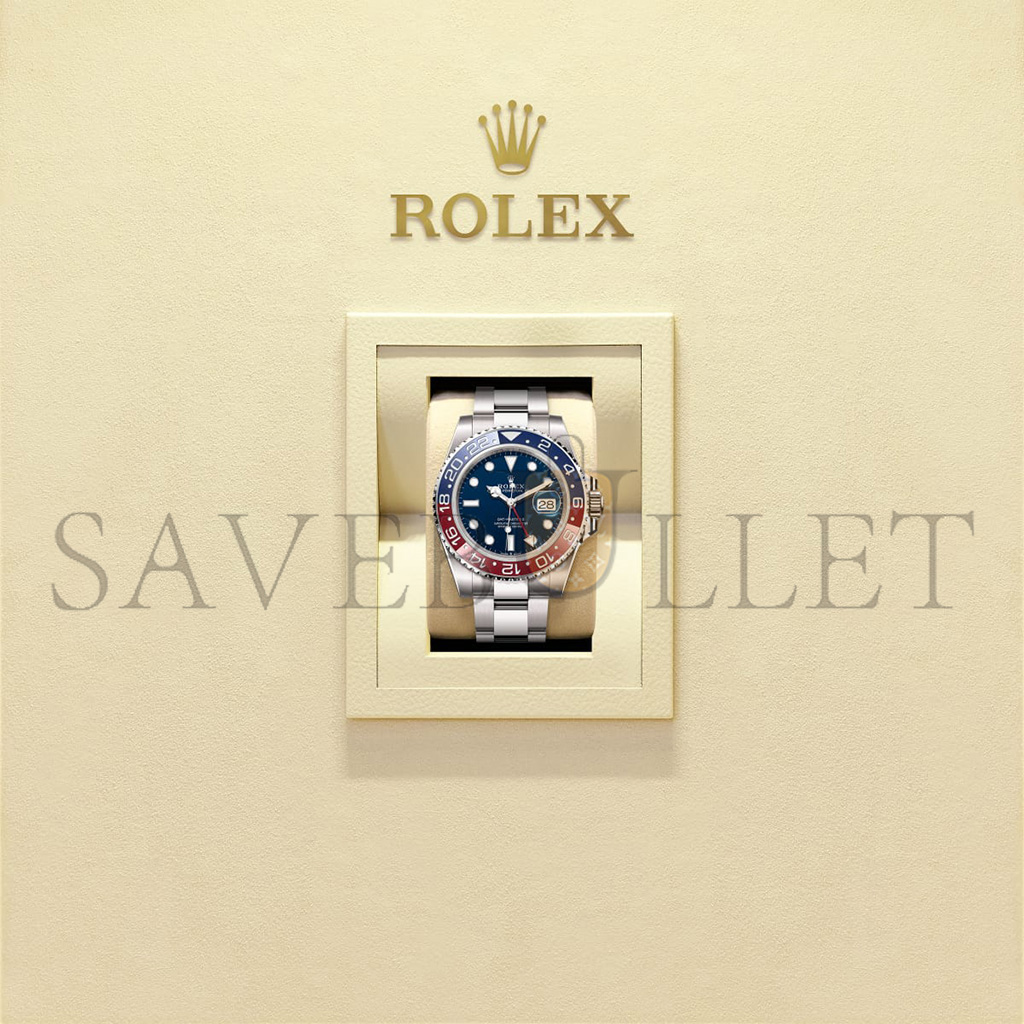 ROLEX GMT-MASTER II OYSTER, 40 MM, WHITE GOLD WATCH 126719BLRO-0003