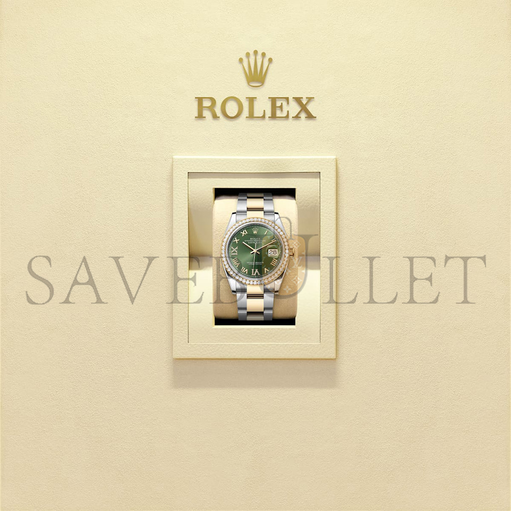 ROLEX DATEJUST 36 OYSTER, 36 MM, OYSTERSTEEL, YELLOW GOLD AND DIAMONDS WATCH 126283RBR-0012