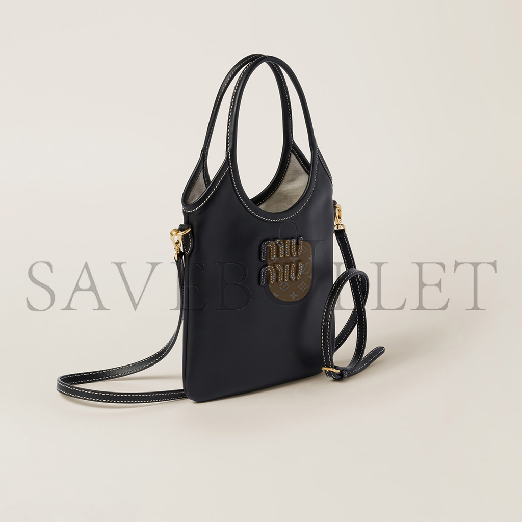 MIU MIU IVY LEATHER HANDBAG 5BG281 (24*20cm)