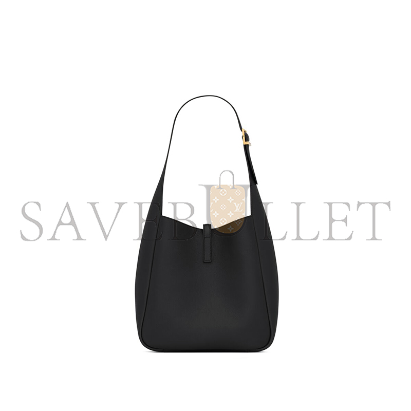 YSL LE 5 À 7 SUPPLE SMALL IN GRAINED LEATHER 713938AAAUQ1000 (23*22*8.5cm)
