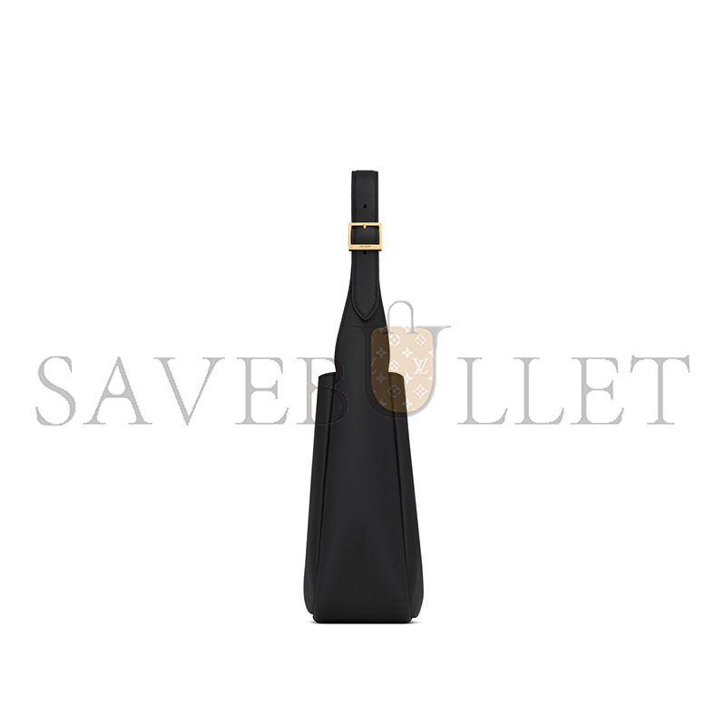YSL LE 5 À 7 SUPPLE SMALL IN GRAINED LEATHER 713938AAAUQ1000 (23*22*8.5cm)