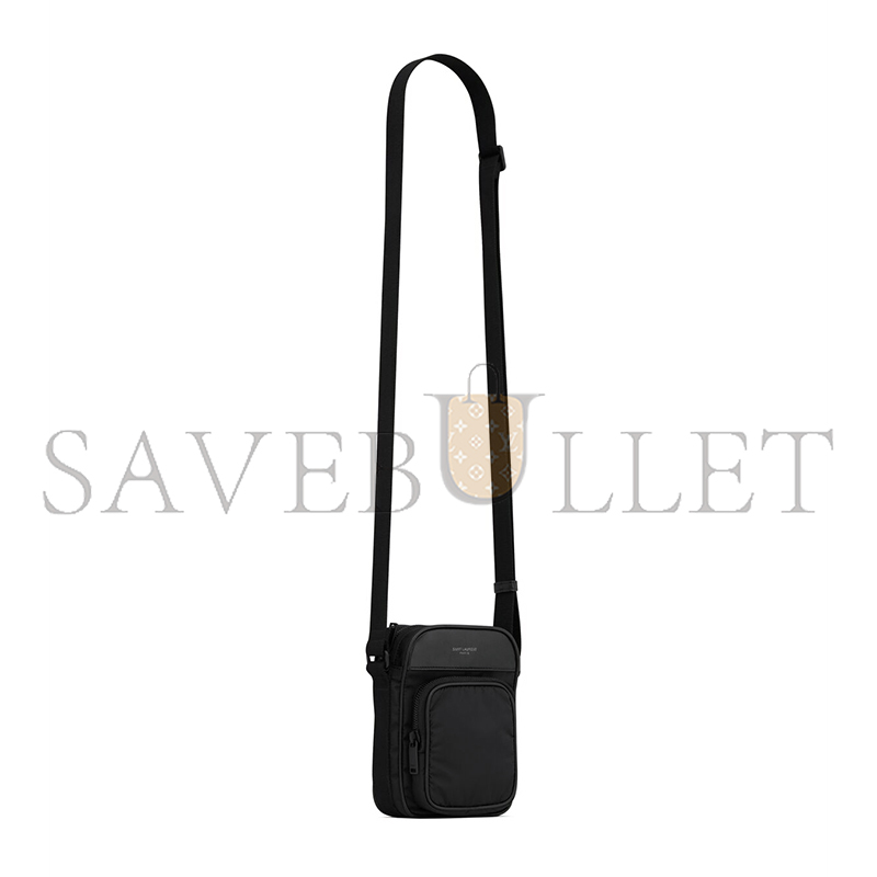 YSL CITY SAINT LAURENT MINI CAMERA BAG IN NYLON 779661AADBA1000 (18.5*14*5cm)