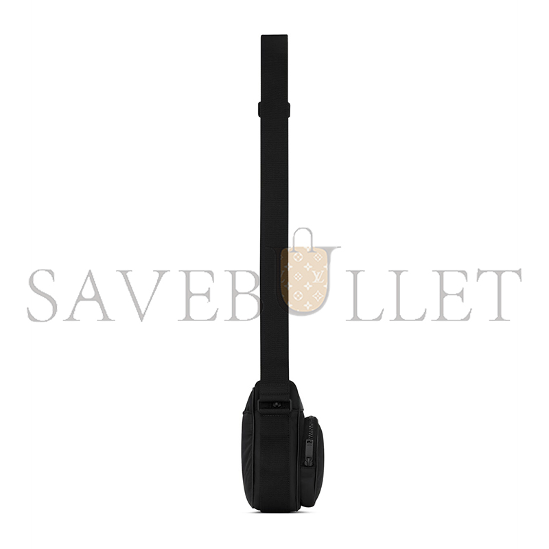 YSL CITY SAINT LAURENT NEW CAMERA BAG IN ECONYL® REGENERATED NYLON 729240FABGK1000 (24.5*17*8cm)