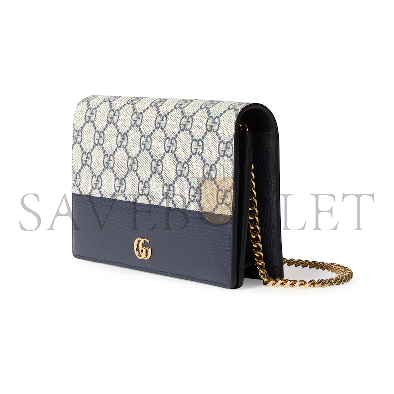 GUCCI GG MARMONT BI-COLOR WALLET ON CHAIN 49798517WAG4041 (20*12.5*4cm)