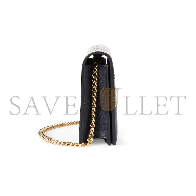GUCCI GG MARMONT BI-COLOR WALLET ON CHAIN 49798517WAG4041 (20*12.5*4cm)
