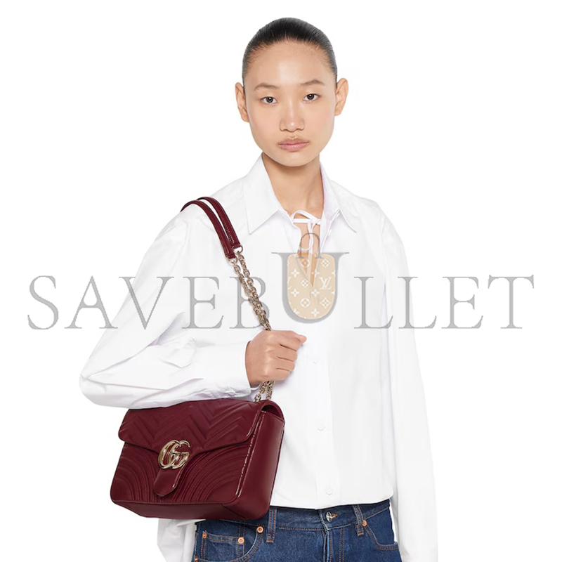 GUCCI GG MARMONT LARGE SHOULDER BAG 838985AAE386207 (30.5*18*8cm) GUCCI GG MARMONT LARGE SHOULDER BAG 838985AAE386207 (30.5*18*8cm)