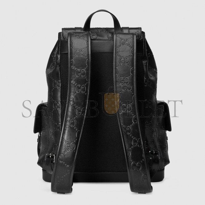 GUCCI GG EMBOSSED BACKPACK 625770  (41*34*12cm)