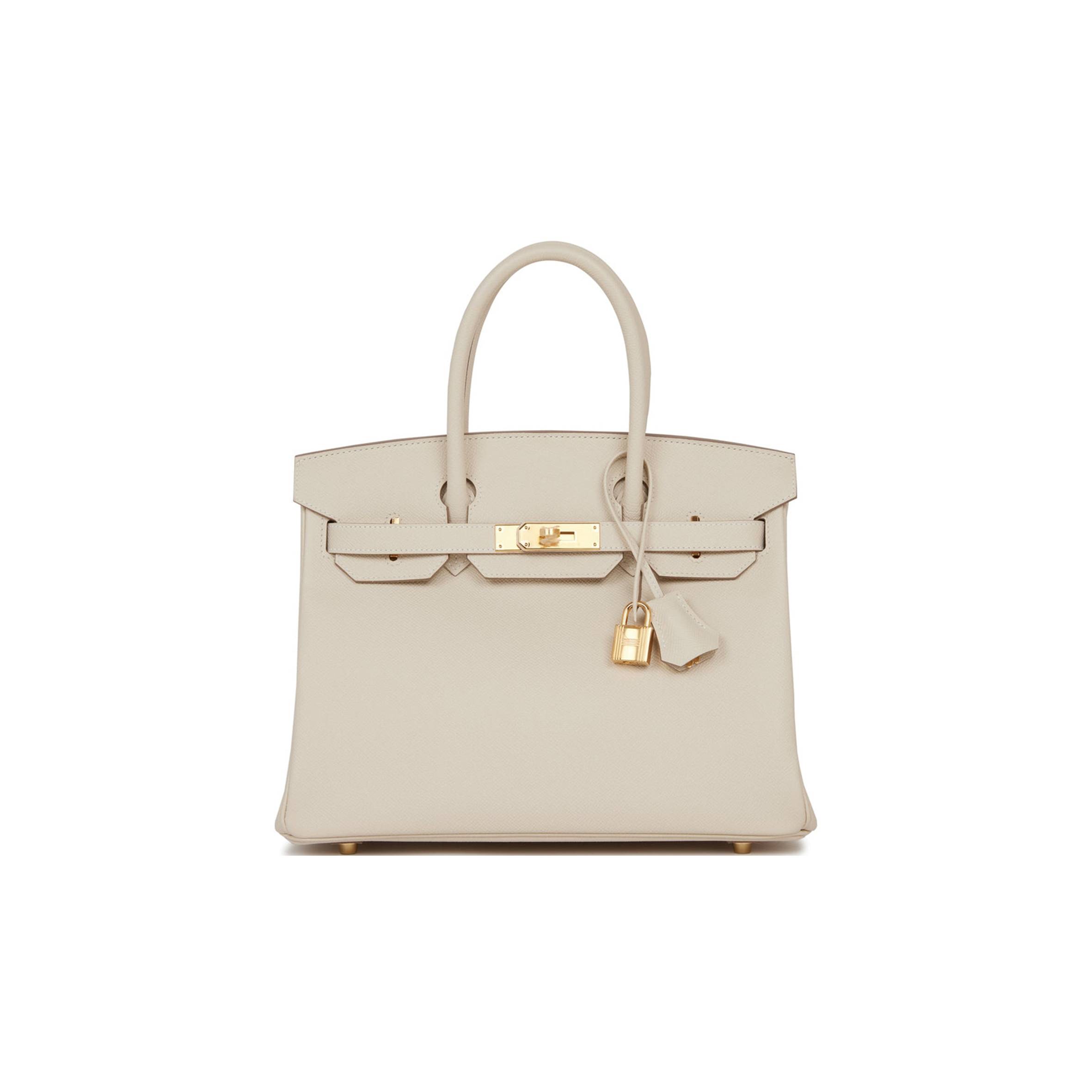 HERMES BIRKIN 30 CRAIE EPSOM GOLD HARDWARE  (30cm)