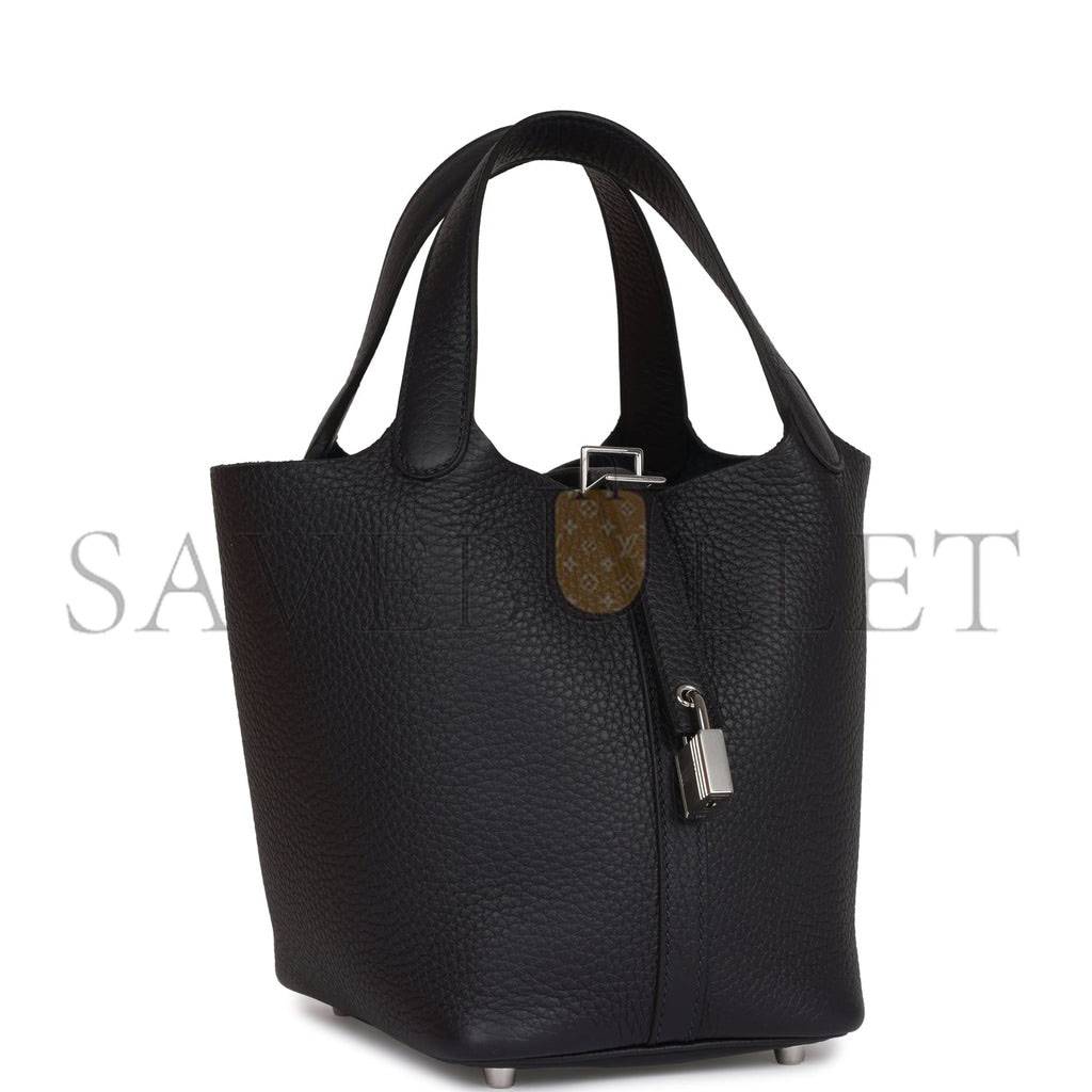 HERMES PICOTIN LOCK 18 CABAN CLEMENCE PALLADIUM HARDWARE (18*13*18cm)