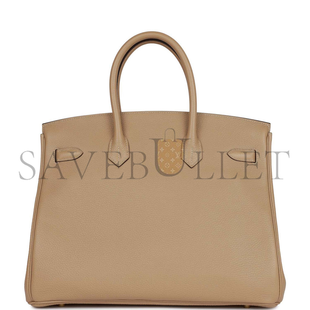 HERMES BIRKIN 35 TRENCH CLEMENCE GOLD HARDWARE 39867966652510 (35cm)