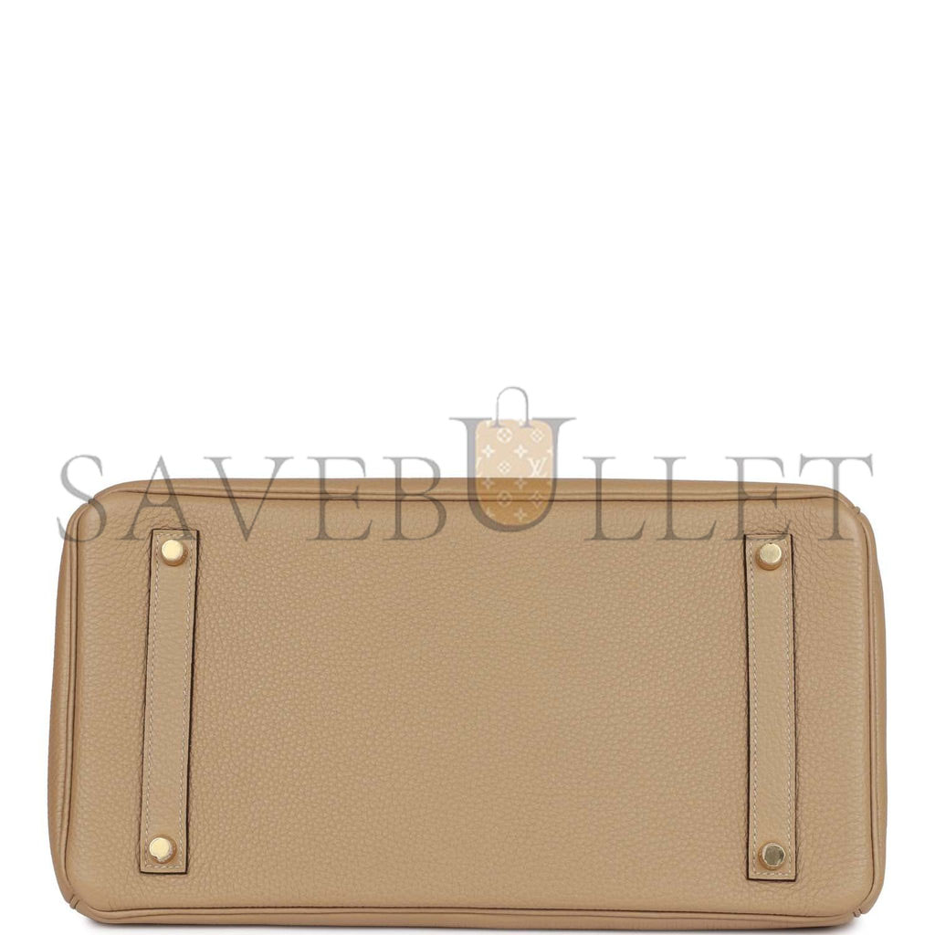 HERMES BIRKIN 35 TRENCH CLEMENCE GOLD HARDWARE 39867966652510 (35cm)