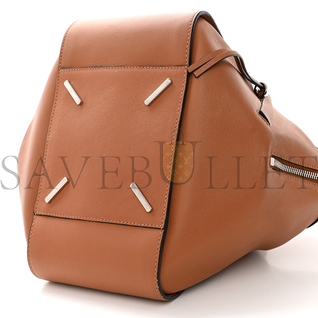 LOEWE CALFSKIN SMALL HAMMOCK SHOULDER BAG TAN (30*25*13.5cm)