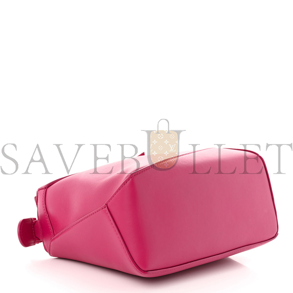 LOEWE SATIN CALFSKIN MONOCHROME SMALL PUZZLE EDGE BAG RUBY RED GLAZE (24*16.5*10.5cm)