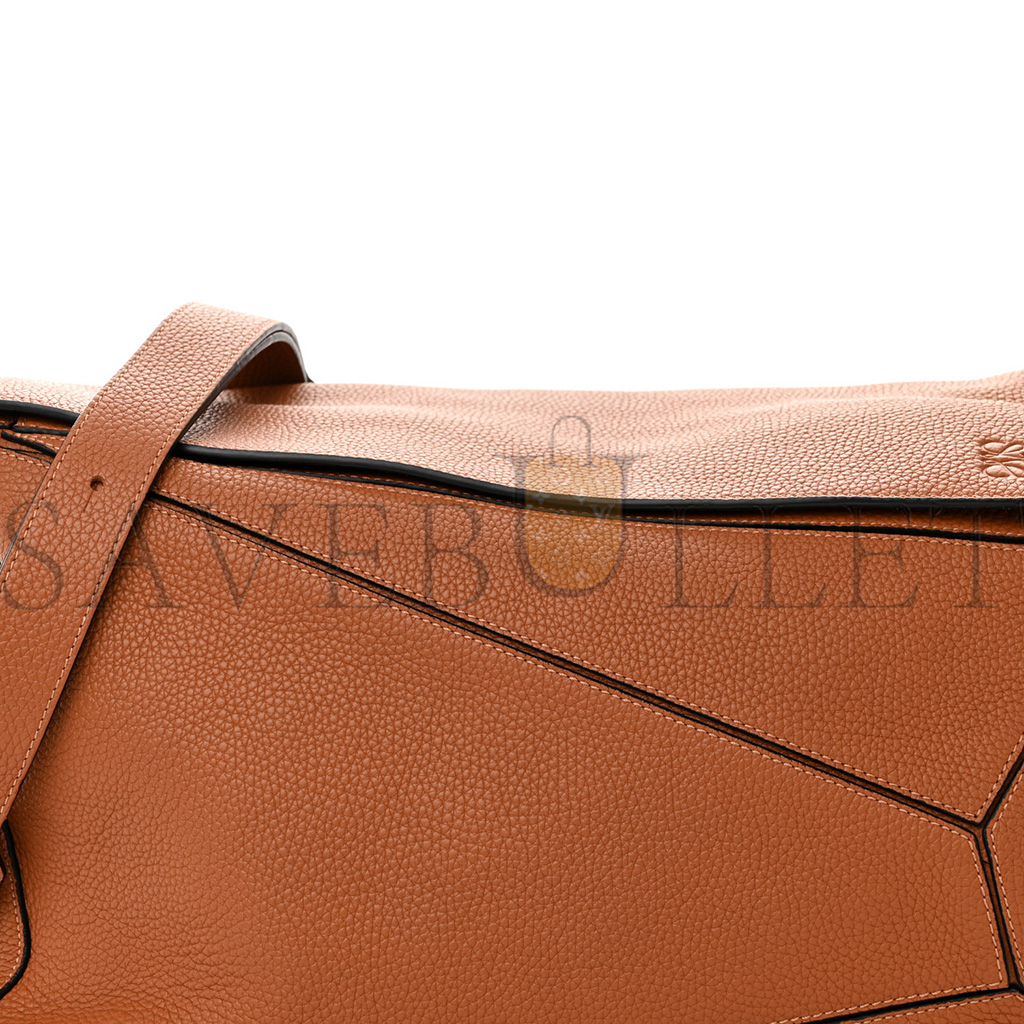 LOEWE CALFSKIN LARGE PUZZLE BAG TAN (36.5*23*19cm)