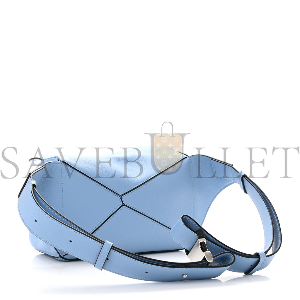 LOEWE CALFSKIN SMALL PUZZLE BUMBAG OLYMPIC BLUE (23*15*10cm)