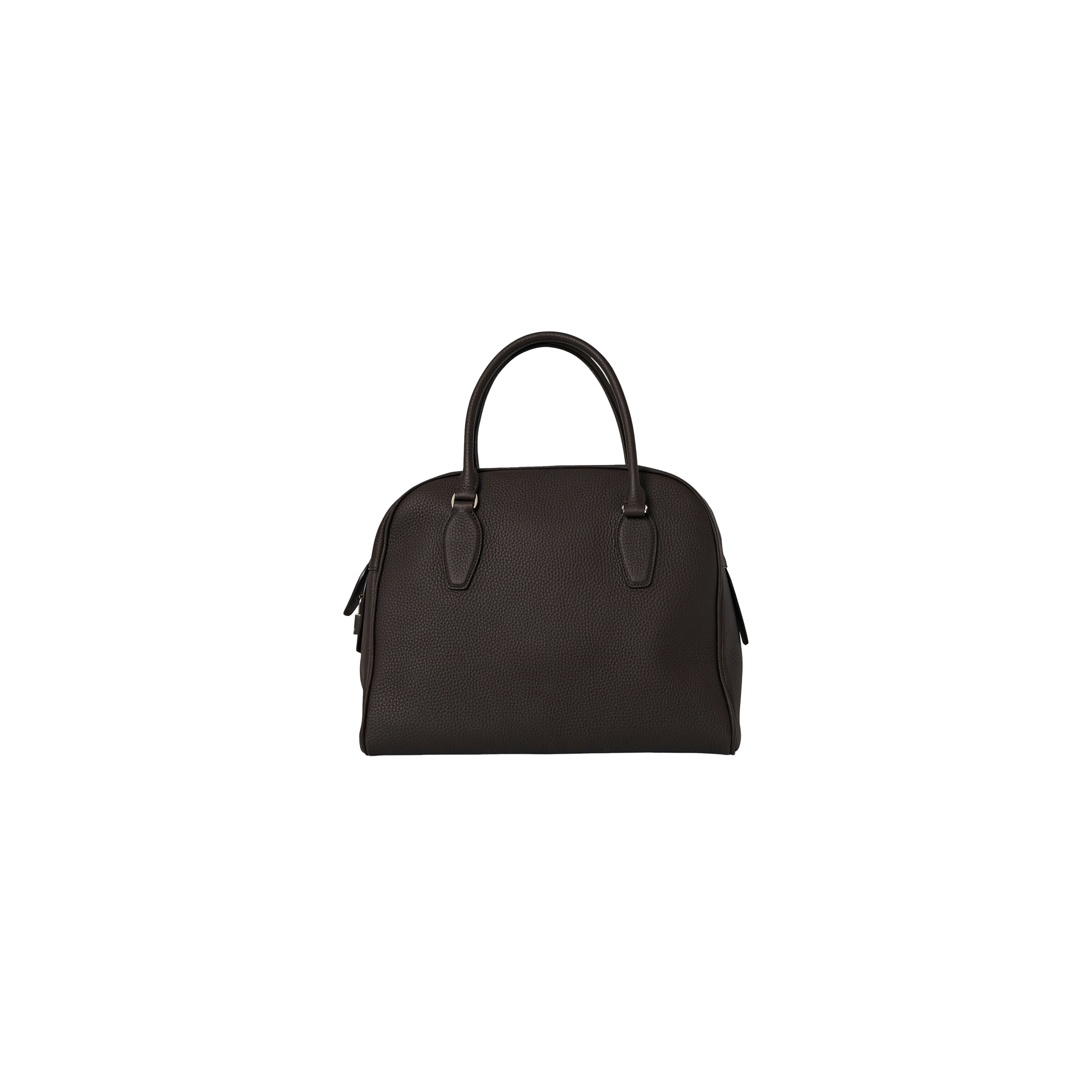 THE ROW INDIA 12.00 BAG IN LEATHER DARK BROWN W1595L23DBP (30*24*30cm)