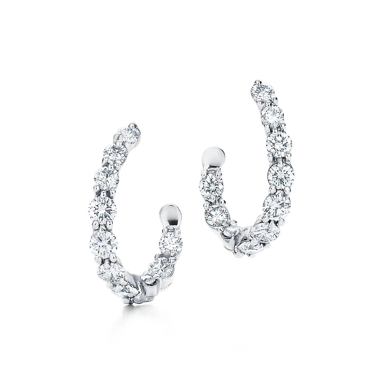 TIFFANY  INSIDE-OUT HOOP EARRINGS