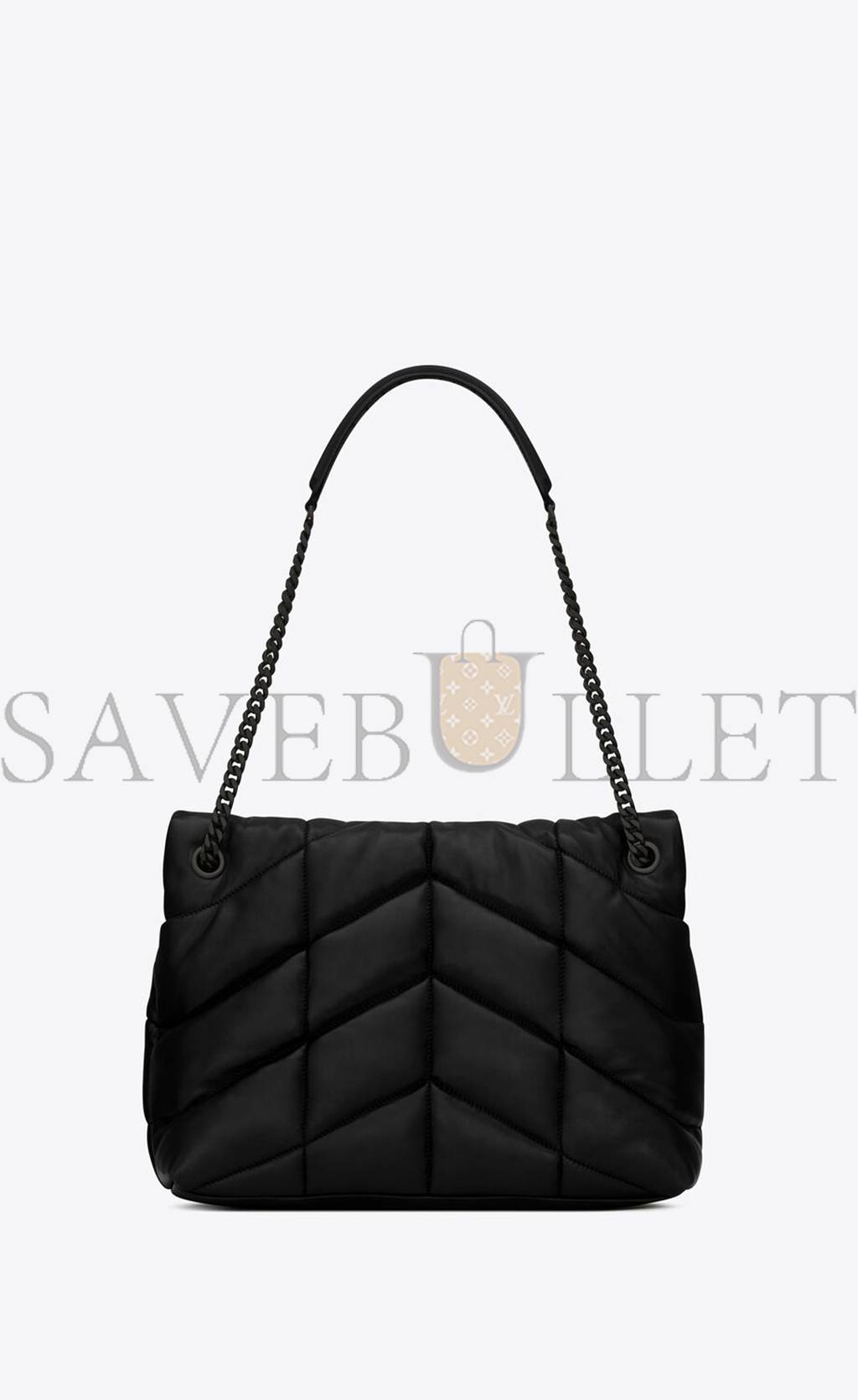 YSL PUFFER MEDIUM CHAIN BAG IN QUILTED LAMBSKIN 5774751EL081000 (35*23*13.5cm)