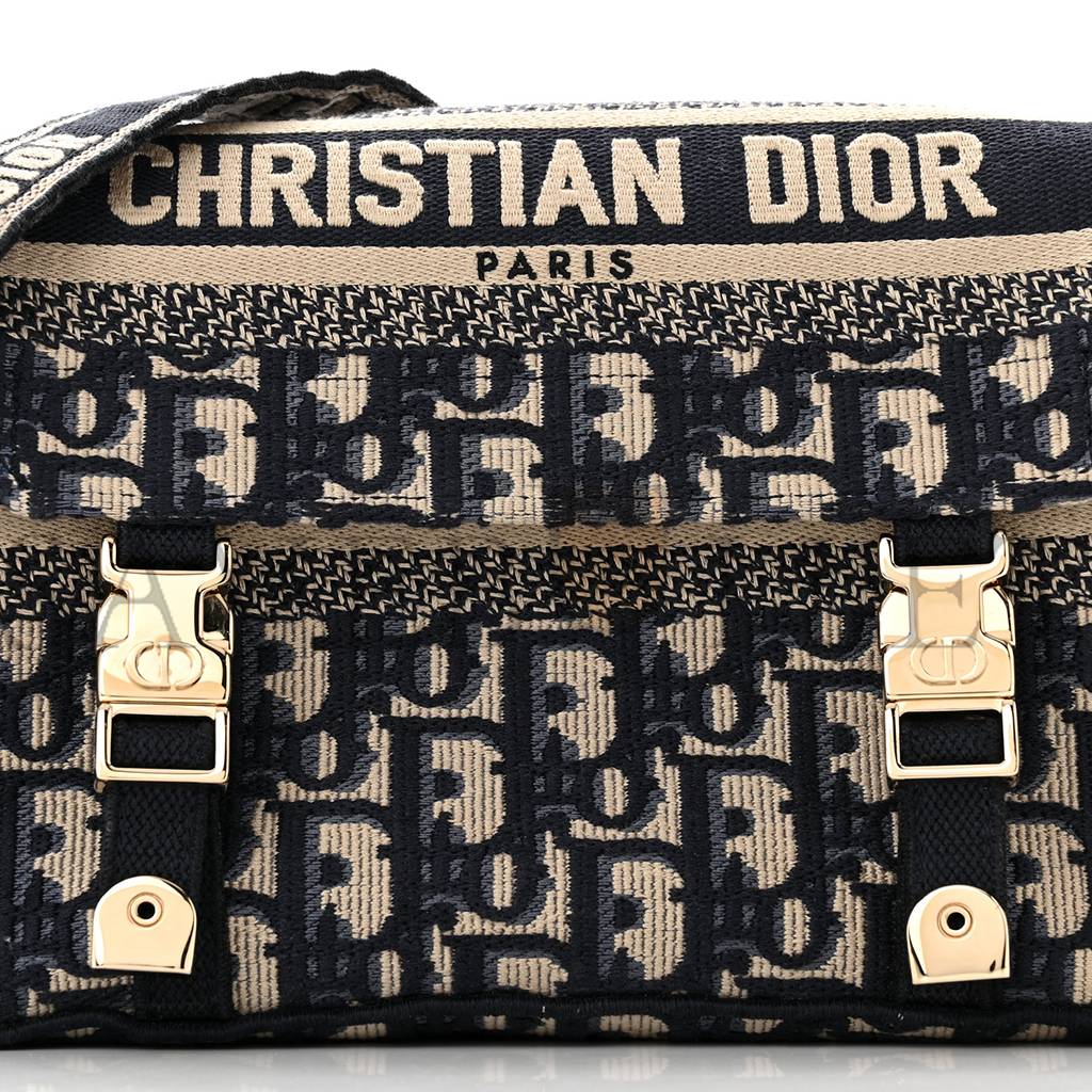 DIOR OBLIQUE SMALL DIORCAMP MESSENGER BLUE (23*18*7.6cm)